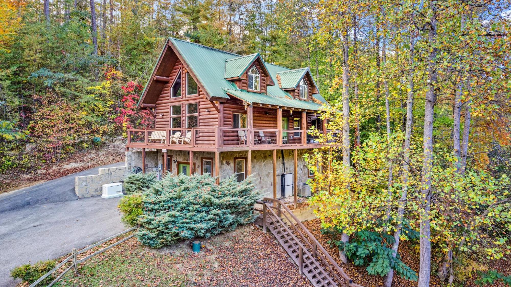 Relaxation Retreat - Pickleball Cabin - Wi-Fi, Fire Pit With Bar, Ev, Game Room, Hot Tub, Pool Access - Mins To Pf سيفيرفيل المظهر الخارجي الصورة