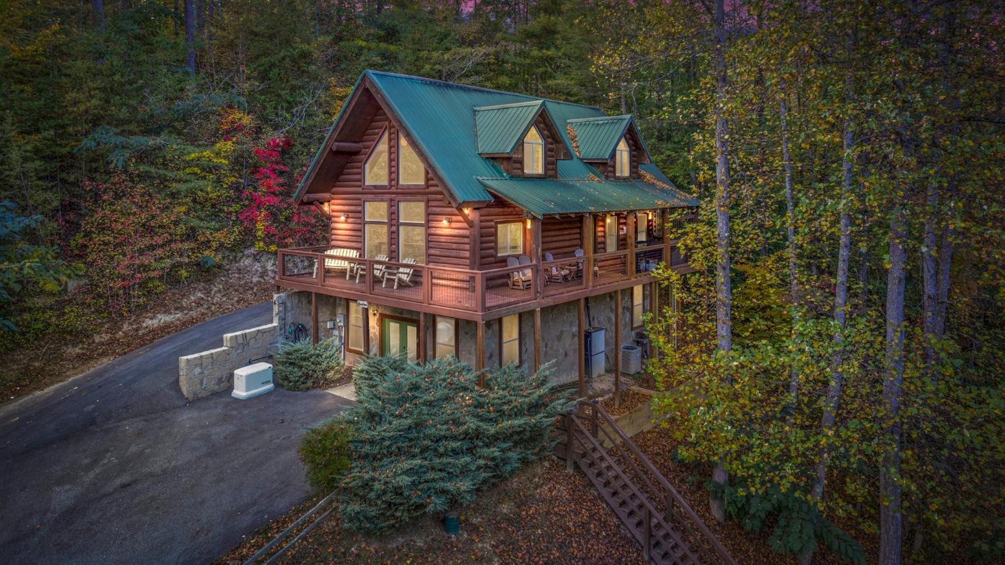 Relaxation Retreat - Pickleball Cabin - Wi-Fi, Fire Pit With Bar, Ev, Game Room, Hot Tub, Pool Access - Mins To Pf سيفيرفيل المظهر الخارجي الصورة
