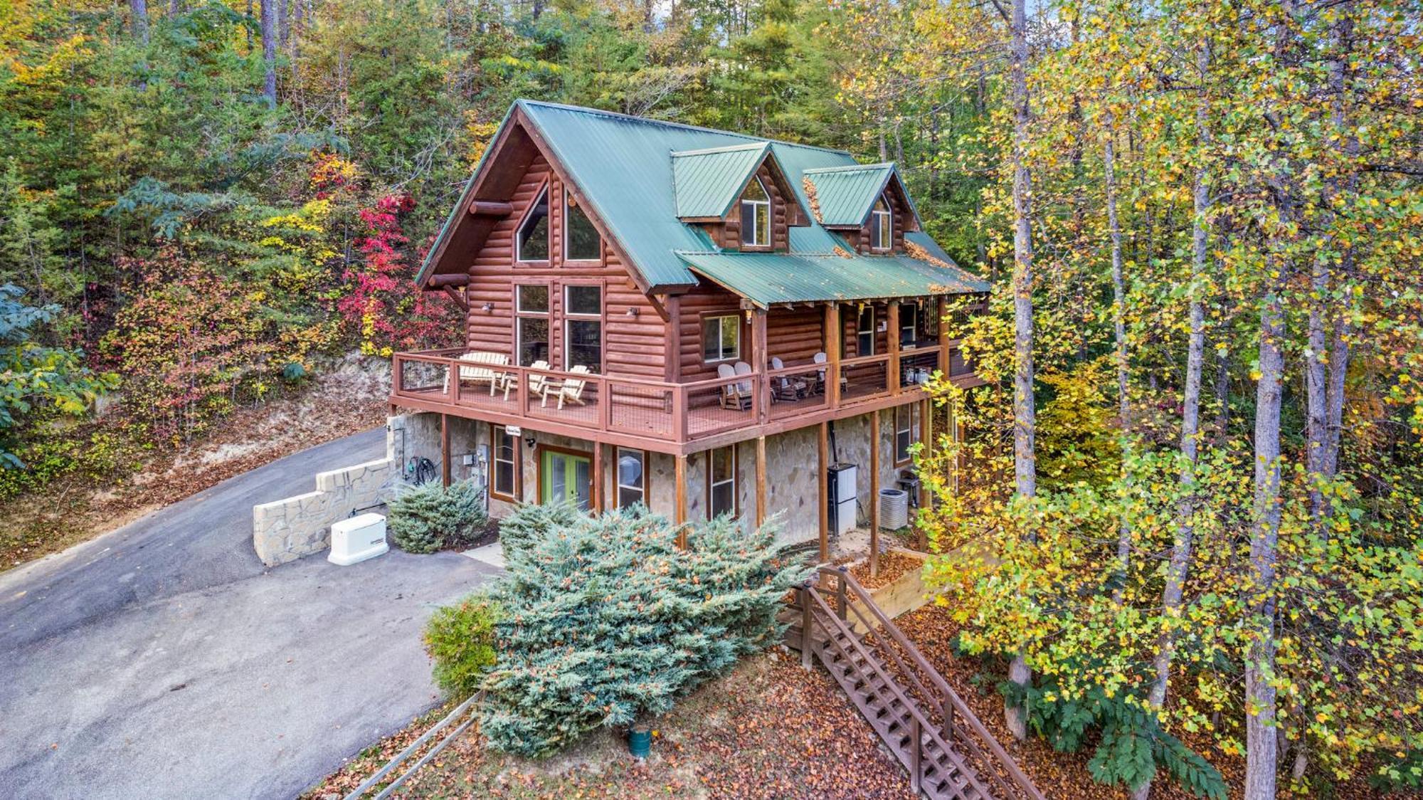 Relaxation Retreat - Pickleball Cabin - Wi-Fi, Fire Pit With Bar, Ev, Game Room, Hot Tub, Pool Access - Mins To Pf سيفيرفيل المظهر الخارجي الصورة